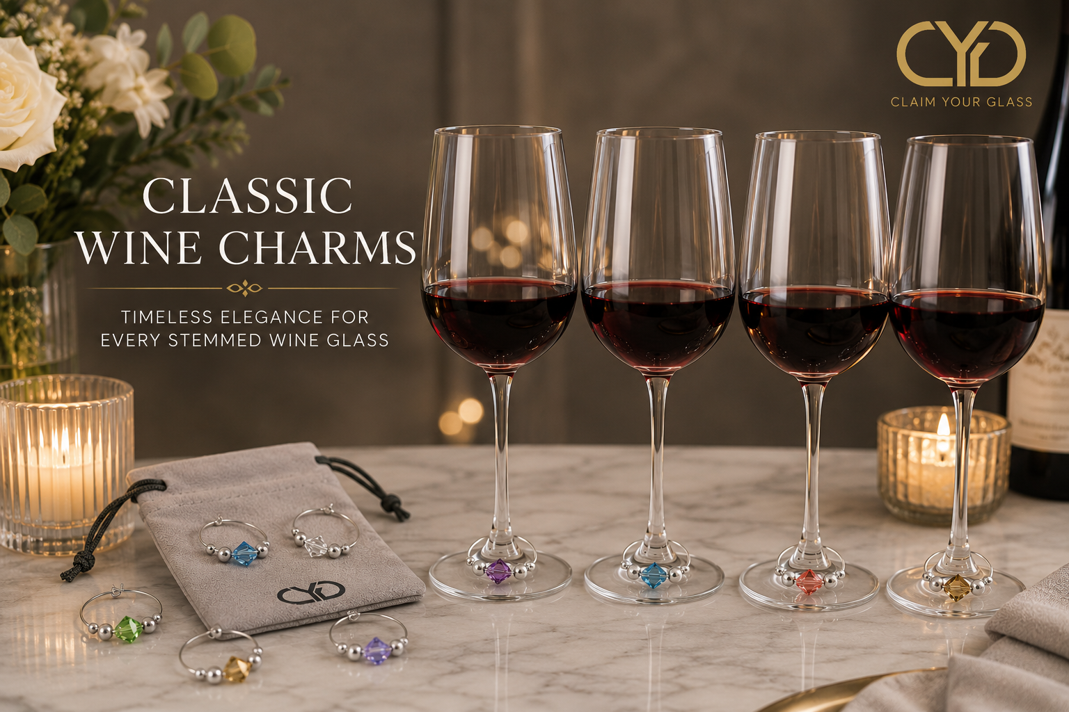 Classic Wine Charms