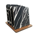 Black and White Marble Print Coasters