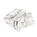 White Marble Print Coasters
