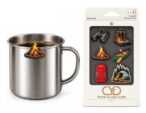 Campfire Adventures Drink Marker Set