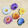 Spring Flower Drink Charms