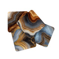 Earth Tone Agate Print Coasters