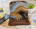 Earth Tone Agate Print Coasters